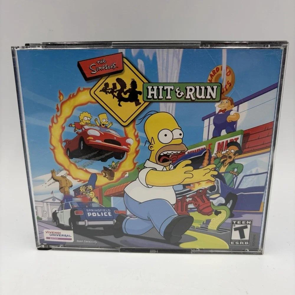 Vivendi Universal The Simpsons: Hit & Run PC Game 3 CDs No Manual